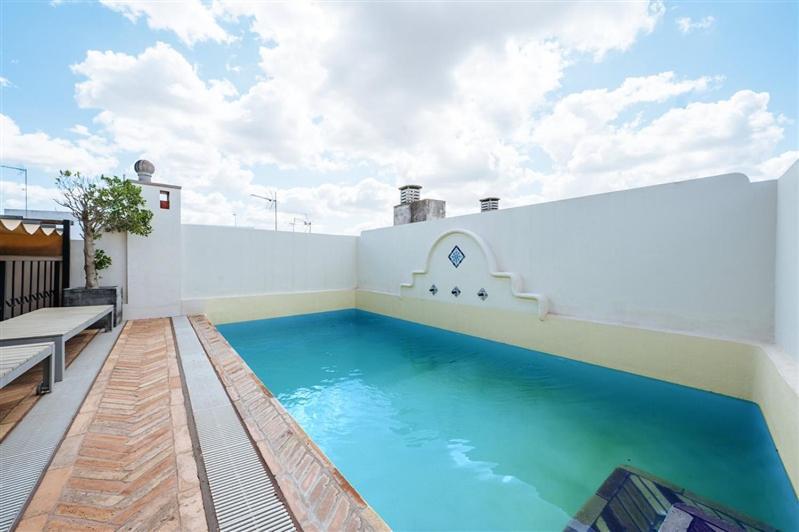 Casa Palacio Sxviii Con Piscina En Centro Historico De Sevilla Exteriör bild
